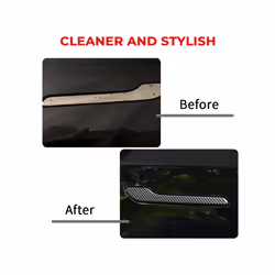 4pcs Car Door Handle Sticker compatible for Tes-la Model 3 Y 2017- 21 2022 Door Wrap Cover Paste Model3 Model Y Accessories Carbon Fiber ABS