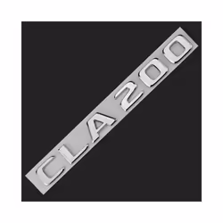 3d ABS Black CLA 200 Logo CLA200 Emblem Letter Sticker Car Trunk Badge compatible for Mercedes Benz CLA200 W117 C117 W118 C118 Accessories