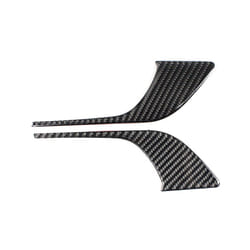 2 Pcs Car Door Handle Panel Decor Carbon Fiber Decals Stickers compatible for Subaru compatible forester SJ 2016-2018 Auto Interior Trim Accessories