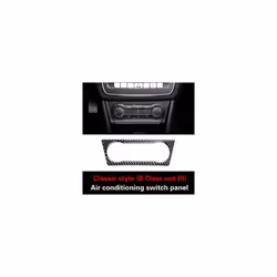 BETTERHUMZ Carbon Fiber compatible for Mercedes Benz W176 GLA X156 CLA C117 A B Class CD Panel Trim Cover Sticker Accessorie ...