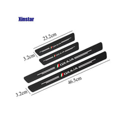 Carbon Fiber Car Door Sticker compatible for Alfa Romeo Sportiva Giulia Giulietta 159 156 MITO Stelvio 147 Auto Accessories