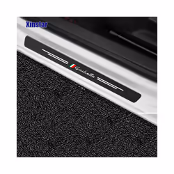 Carbon Fiber Car Door Sticker compatible for Alfa Romeo Sportiva Giulia Giulietta 159 156 MITO Stelvio 147 Auto Accessories