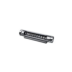 Car Temporary Parking Card Rotate Phone Number Plate Aluminum Stickers Universal Park Stop in Car-styling Goods Auto Accessories