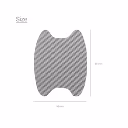 4pcs Universal Carbon Fiber Auto Car Door Handle Stickers Car Handle Protection Car Handle Anti Scratch Stickers Car Accessories