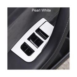 14pcs compatible for Tes-la model 3 Car window lifter door switch Matte Black carbon fiber model Y stock decorate car accessories patches
