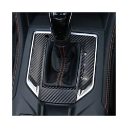 Car Carbon Fiber Central Control Shift Panel Decor Stickers Auto Interior Accessories compatible for Subaru XV Crosstrek GT 2018-2021