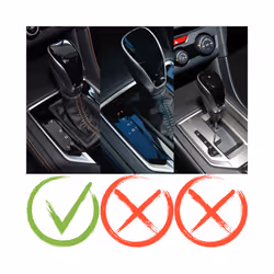 Car Carbon Fiber Central Control Shift Panel Decor Stickers Auto Interior Accessories compatible for Subaru XV Crosstrek GT 2018-2021