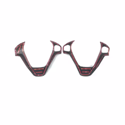 Car-styling Refit Accessories Steering Wheel Covers Trim Sticker compatible for compatible ford Courier Fiesta MK7 Ecosport Figo B-MAX KA+