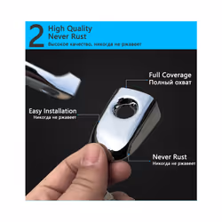 compatible for Toyota Camry XV30 2002~2006 2003 2004 2005 Styling Stickers Decoration Chrome Door Handle Cover paint Refit Car Accessories