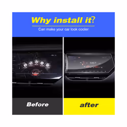 Hivotd compatible for Haval F7 F7X Car GPS Navigation Film Dashboard Display Screen Tempered Glass Protector Sticker Interior Accessories