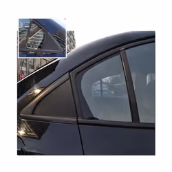 Car Exterior Accessories Carbon Fiber Decorative Window Center Pillar Sticker compatible for Chevrolet Cruze 2009 To 2016 12PCS per set