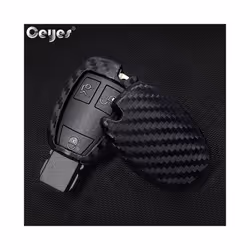 Ceyes Car-Styling Auto Carbon Fiber Shell Covers Case compatible for Mercedes Benz Cla CLS R350 C200 C180 E260L S320 GLK300 C ...