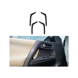 Car Accessories carbon fiber sticker door inner handle armrest handra Stickers Trim compatible for Toyota RAV4 RAV 4 2015-2018
