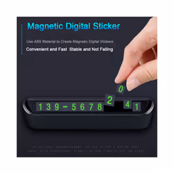 Car Styling Temporary Parking Card Phone Number Card Plate Telephone Number Car Park Stop In Car-styling Automobile Accessories