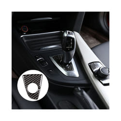 Carbon Fiber Car Gear Shift Panel Base Cover Trim Decorative Sticker Car Accessories compatible for  F30 F31 F32 F33 F36 3GT F34 2013-19