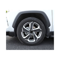 Car Hub Wheel Stickers Protective Film Carbon Fiber Sticker Modification Scratch Repair Accessories compatible for Toyota RAV4 RAV-4 2021