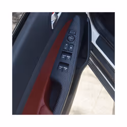 4X Carbon Fiber Decal Car Window Lift Button Switch Panel Cover Trim Stickers compatible for Hyundai Tucson (TL) 2015-2019 Auto Accessories