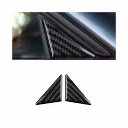 Car Front Window A-pillar Triangle Decoration Stickers compatible for Challenger 2015-2020 Accessories