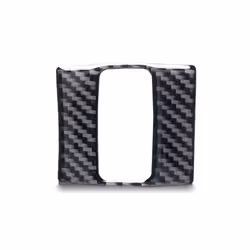 Carbon Fiber Style Car Accessories Interior Warning Lamp Button Trim Cover ABS compatible for Mazda 3 Axela 2013 2014 2015 20 ...