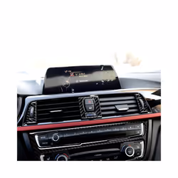 3Pcs Carbon Fiber Auto Central Control Air Conditioning Outlet Decorative Stickers Car Accessories compatible for  3 Series F30 3GT F34