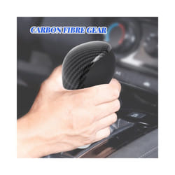 compatible for Nissan Navara NP300 2016-2019 Car Carbon Fibre Gear Shift Knob Head Cover Trim Decoration Sticker Accessories