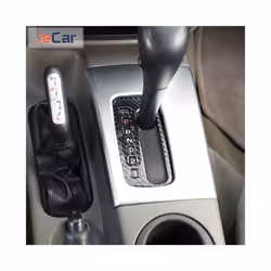 Soft Carbon Fiber Gear Shift Decoration Panel Cover Sticker Decorative Trim compatible for Jeep Liberty 2007-2012  Accessories