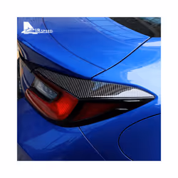 Real Carbon Fiber Sticker compatible for Subaru BRZ Toyota GR86 2021 2022 2023 2024 Car Rear Tail Light Eyebrow Trim LHD RHD Accessories