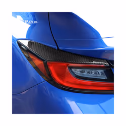 Real Carbon Fiber Sticker compatible for Subaru BRZ Toyota GR86 2021 2022 2023 2024 Car Rear Tail Light Eyebrow Trim LHD RHD Accessories