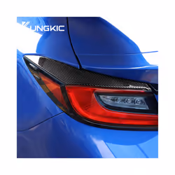 Real Carbon Fiber Sticker compatible for Subaru BRZ GR86 2021 2022 2023 2024 Car Rear Tail Light Eyebrow Cover Trim Auto Decor Accessories
