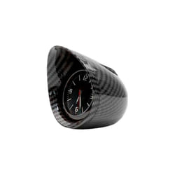 Podofo  Dashboard Ornament Clock SUV Carbon Fiber Luminous Electronic Quartz Watch Car Decor Accessories