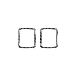 Carbon fiber compatible for Tes-la Model Y Car Roof Lamp Reading Light Switch Frame Button Frame Trim Decration Accessories Auto