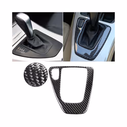Car Gear Shift Control Panel Cover Sticker Trim compatible for  3 E90 Left Drive Carbon Fiber Car Sticker Trim Interior Acces ...