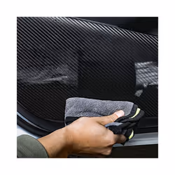 Car Door Anti Kick Pad Carbon Fiber Leather Texture Anti Dirt Protective Sticker Accessories compatible for Chevrolet SEEKER TRAX 2023 2024