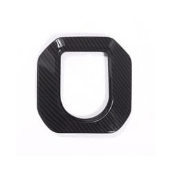 Car Gear Shift Frame Cover Trim Carbon Fiber compatible for Land Rover Range Rover Evoque 2012-2017 Accessories