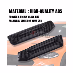 Auto Carbon Fiber Interior Door Armrest Trims Decoration Cover Stickers compatible for compatible ford Mustang 2017 2018 2015-2020 Car Accessories