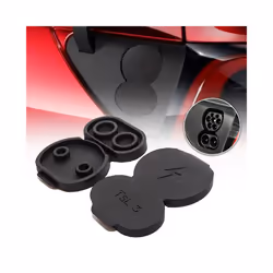 compatible for Tes-la Model 3 Accessories Europe Plug Car Charging Port Dust Protective Cover Car Model Y Model 3 Accessories ...