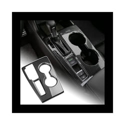 Car Gear Panel Gears Shift Knob Cover Trim compatible for Honda Civic 11Th 2022 2023 Accessories - ABS Carbon Fiber