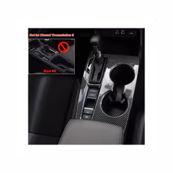 Car Gear Panel Gears Shift Knob Cover Trim compatible for Honda Civic 11Th 2022 2023 Accessories - ABS Carbon Fiber