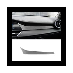 compatible for Alfa Romeo Giulia 2015-2023 Carbon Fiber Car Dashboard Strip Instrument Panel Cover Trim Sticker Accessories