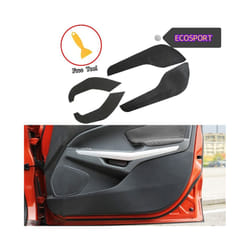 Carbon Fiber Car Door Panel Sticker compatible for compatible ford Ecosport 2013 - 2020 Door Protector Sticker Accessories