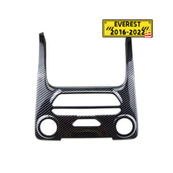 Carbon Fiber Car Center Console Panel Frame Cover compatible for compatible ford Ranger Everest Endeavour 2015 - 2021 Decoration Accessories