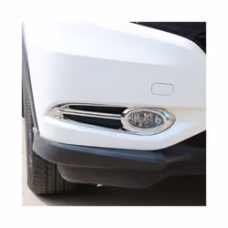 Car Front Fog Lights Cover Trim compatible for Honda HR-V HRV Vezel 2014 - 2020 2Pcs ABS Chrome Fog Lamps Sticker Accessories