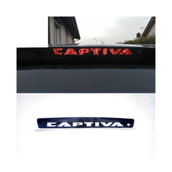 1PC Carbon Fiber Car Stickers Of High Mounted Stop Lamp High Brake Lights compatible for 2012-2016 Chevrolet Chevy Captiva Accessories