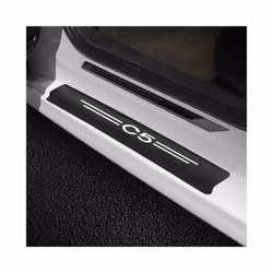 4PCS Car Styling Door Sill Protection Sticker Auto Automobile DIY Decoration Decor Styling Tuning Car Accessories compatible for Citroen C5