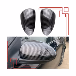 Carbon Fiber Rear Side View Rearview Mirror Cover Trim compatible for Chevrolet Cruze 2009-2015 Accessories