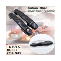 Carbon Fiber Door Handle Cover Catch Car Accessories compatible for Toyota 86 GT86 FT86 Subaru BRZ 2012 2013 2014 2015 2016 2017 2018 2019