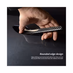 Carbon Fiber Car Door Handle Decoration compatible for Tes-la model 3 2019-2023 model y 2023 accessories car stickers 4pcs car accessory