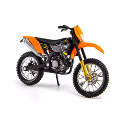 450 SX-F Alloy Motorcycle Model Diecasts Portable Racing Finger Motobike Simulation Collection Toys For Children - Orange