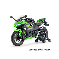 Kawasaki KX450 Toy Motorcycle Models Alloy Diecast Ninja 400 Motorbikes Shock Absorption Rubber Tires Model Toys - Nijia 400 Black