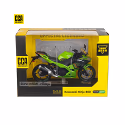 MSZ CCA Kawasaki Ninja 400 Classic Motorcycle Model Alloy Car Model Toy Car Casting Collection Toy Gift Christmas - 1-12 Kawa ...